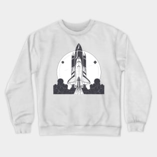 Space rocket Crewneck Sweatshirt